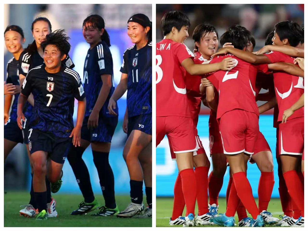 U17女足世界杯朝鲜女足5比1横扫日本女足，日本U17女足被淘汰，朝鲜U17女足