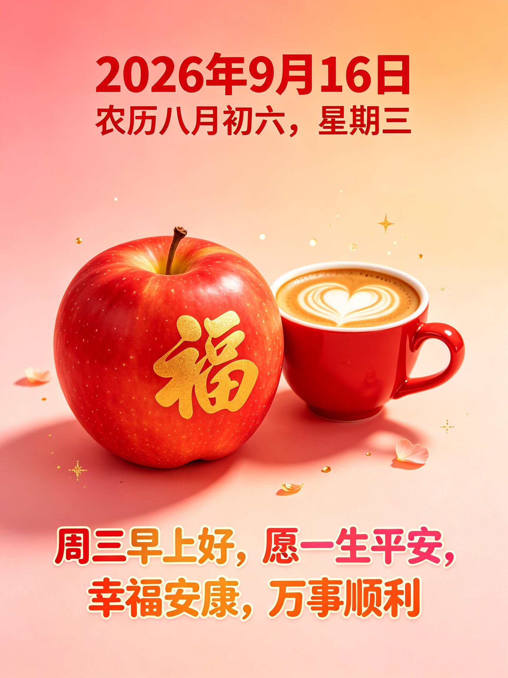 2026.9.16周三早安祝福图片壁纸拿图吱一声噢～