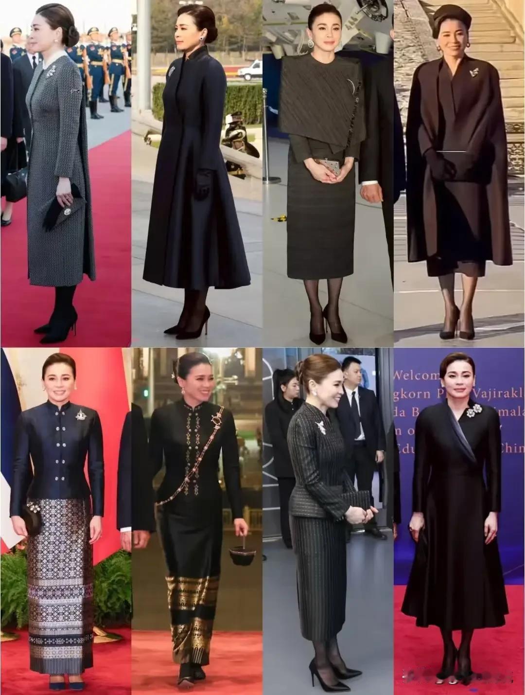 苏提达王后访华穿8套新衣，中泰元素全都有，为啥比在家穿得讲究？泰国苏提达王后最