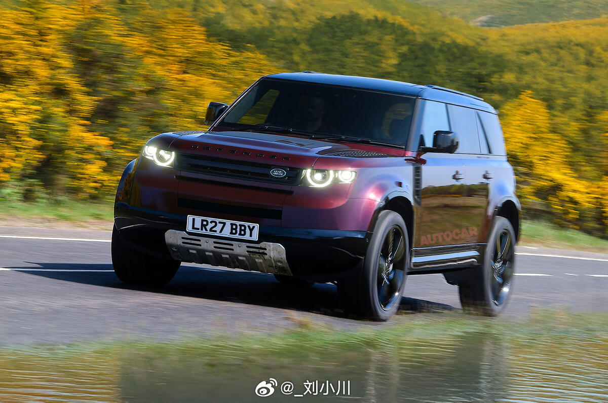 路虎卫士运动版渲染方案路虎卫士运动版渲染方案：图1和图2为方案一，图3和图4为