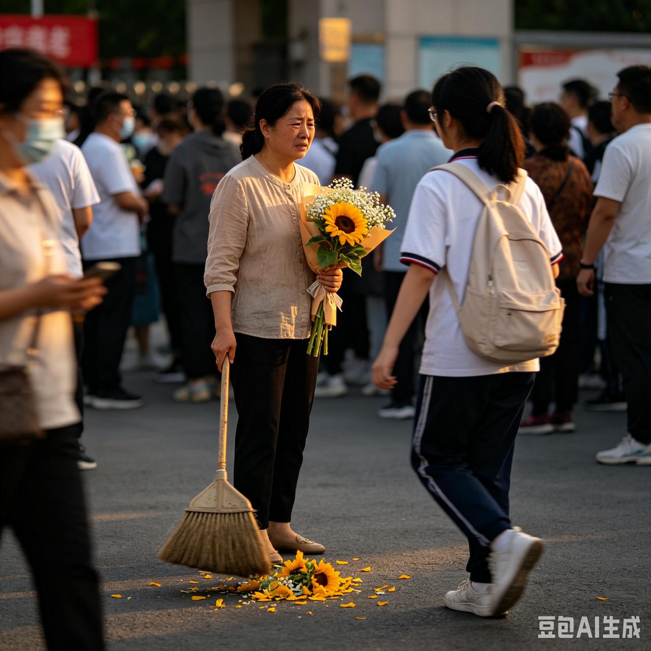 昨天我亲眼目睹了一场扎心的母女争吵，起因只是高考结束的一场接考，最后闹得母女俩彻