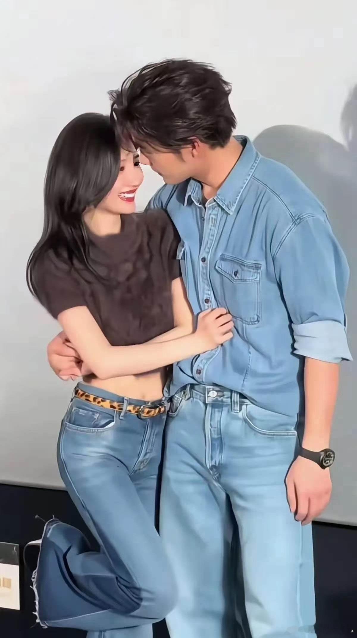 真是不敢想象，两人这么高的颜值，要是生出来的孩子，得多逆天啊！