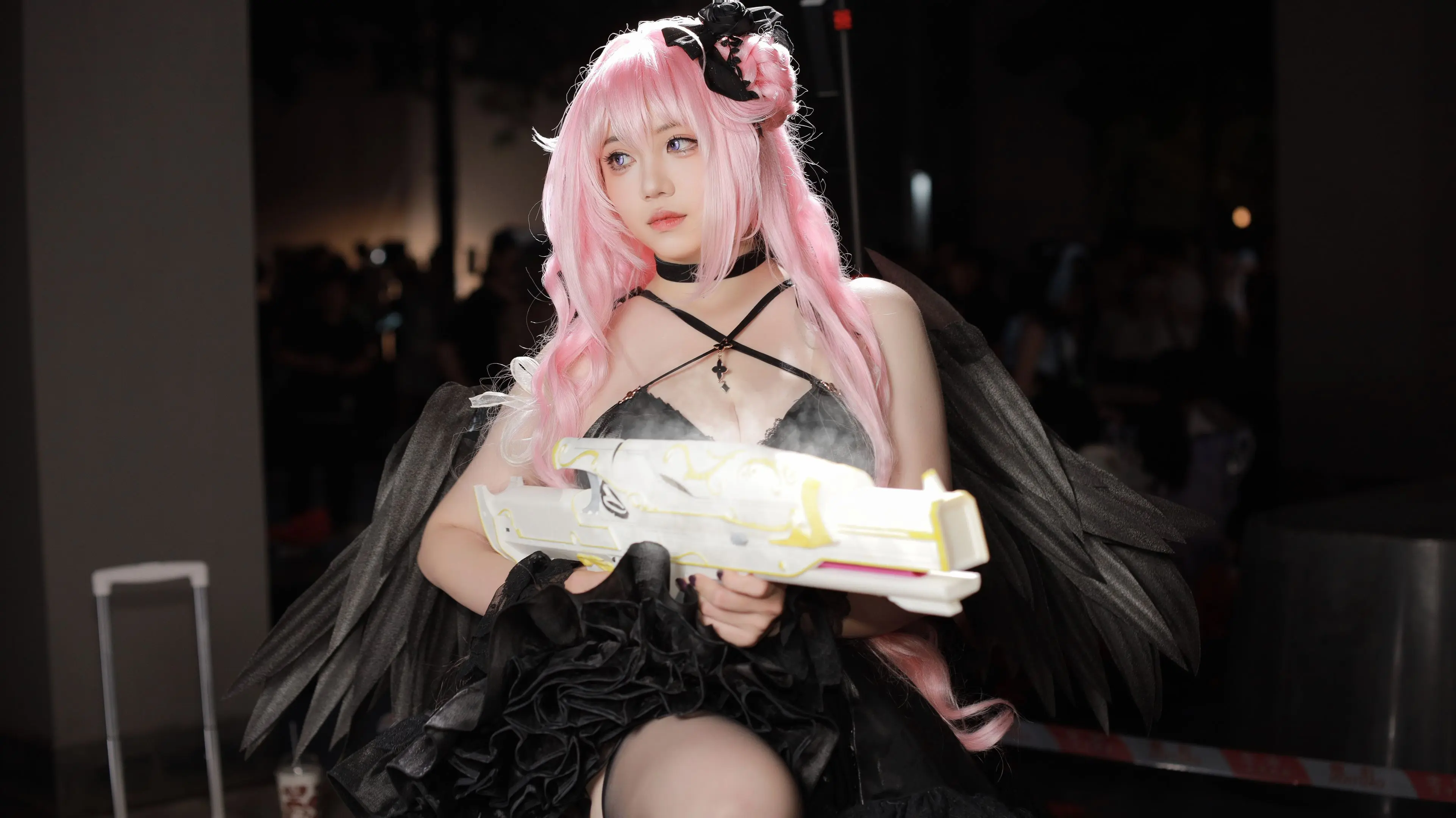 粉色系cos 纯欲系cos 萤火虫漫展 漫展返图 人气coser