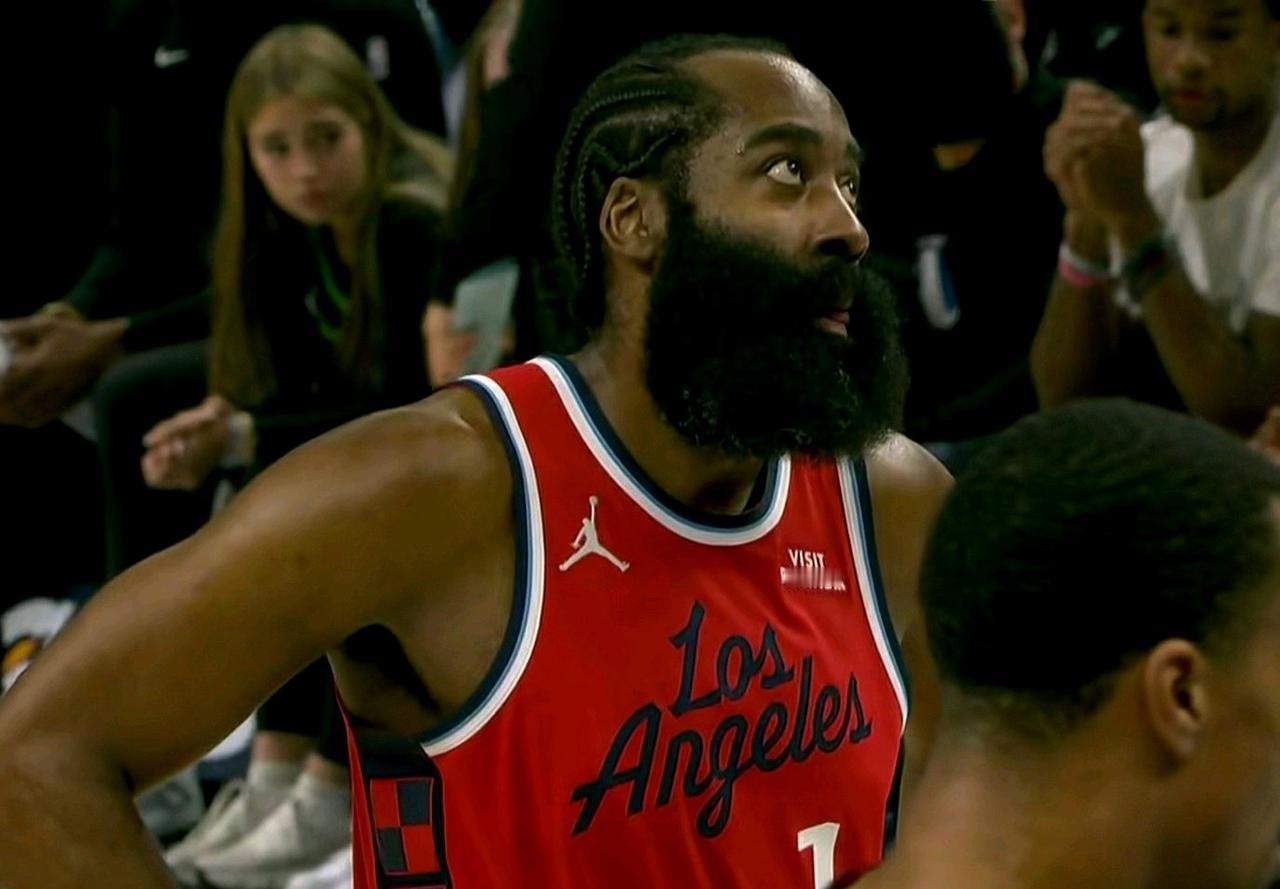 快船输球！哈登没输！快船客场被森林狼耻辱逆转，但是哈登（34分5篮板6助攻4