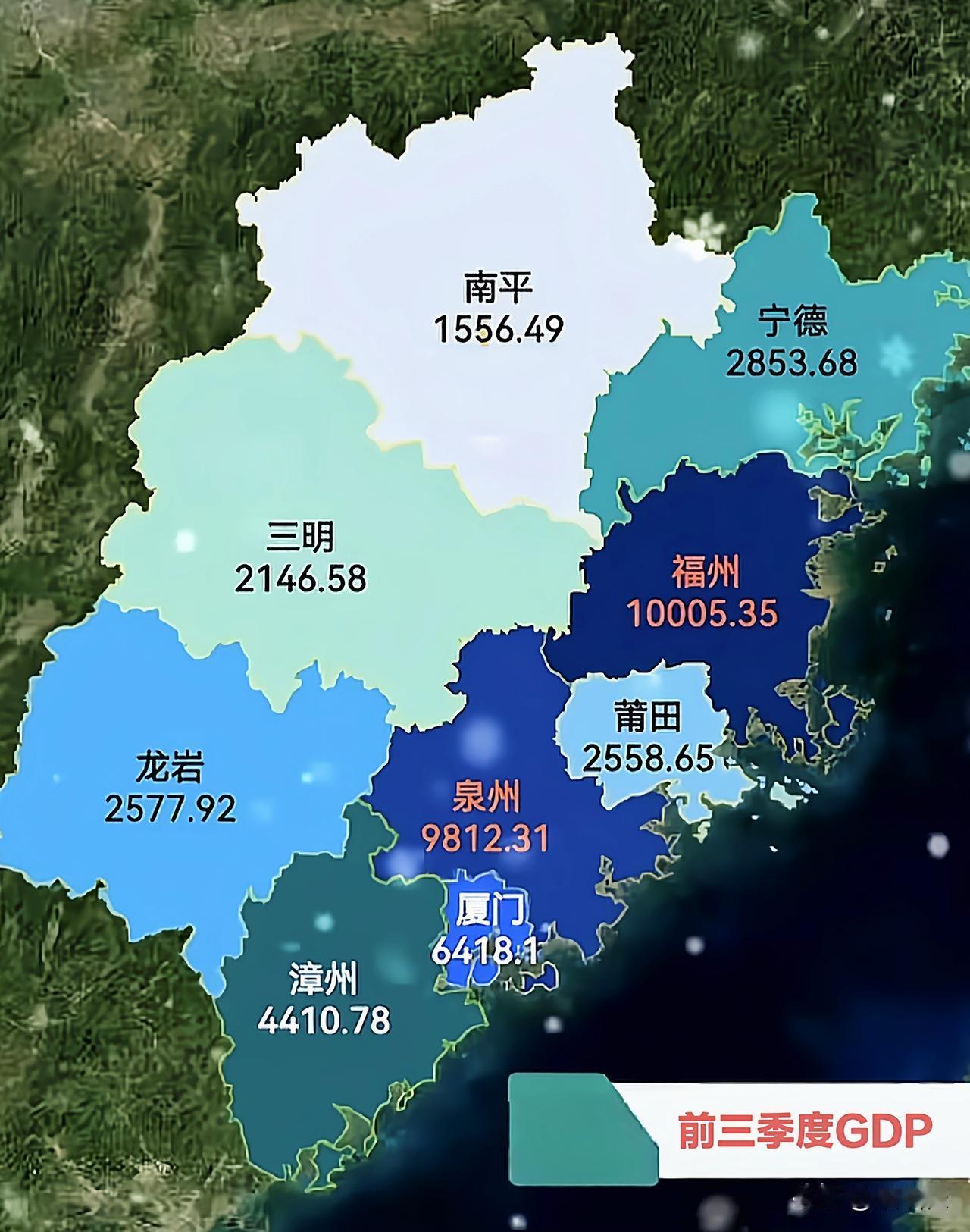 福州光前三季度的GDP都已经破万亿了，在强省会政策的加持下，看来泉州再也无超越的
