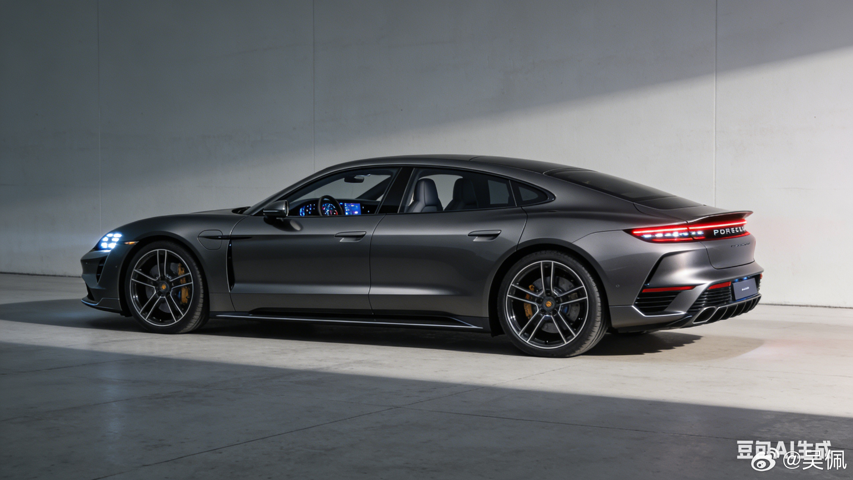 听说保时捷要将Panamera和Taycan合并成一个车型了？我让AI设计了一下