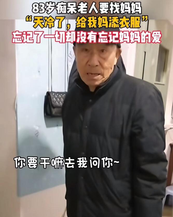 “太感动了！83岁痴呆父亲，收拾好行李准备出门，女儿见状问他去哪儿？没想到父亲说