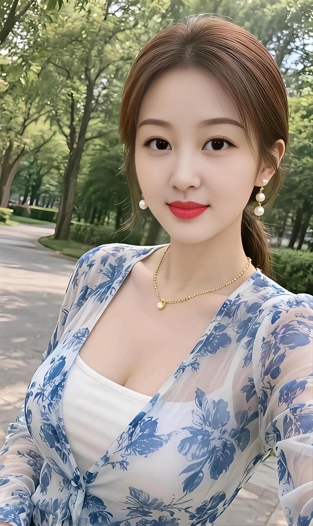 优雅时尚，青纯美女，气质满满！