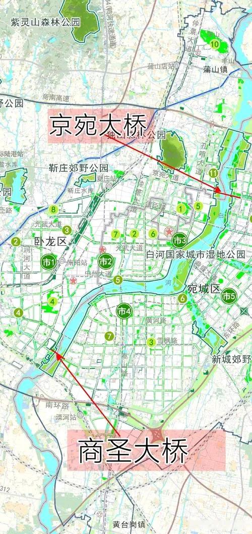 作为省域副中心城市建设主阵地，南阳新城区建设蹄疾步稳。从年初的京宛大道、商圣大