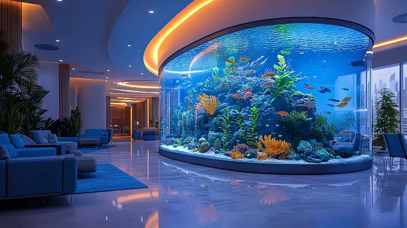 近日西安市的袁某在一个小区里安装大型鱼缸，重量1500斤，在安装时吸盘的电池没有