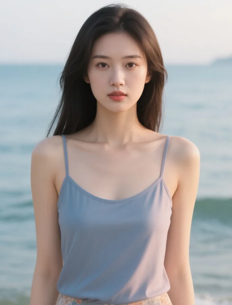 无需雕饰，天然去雕琢的真美人。