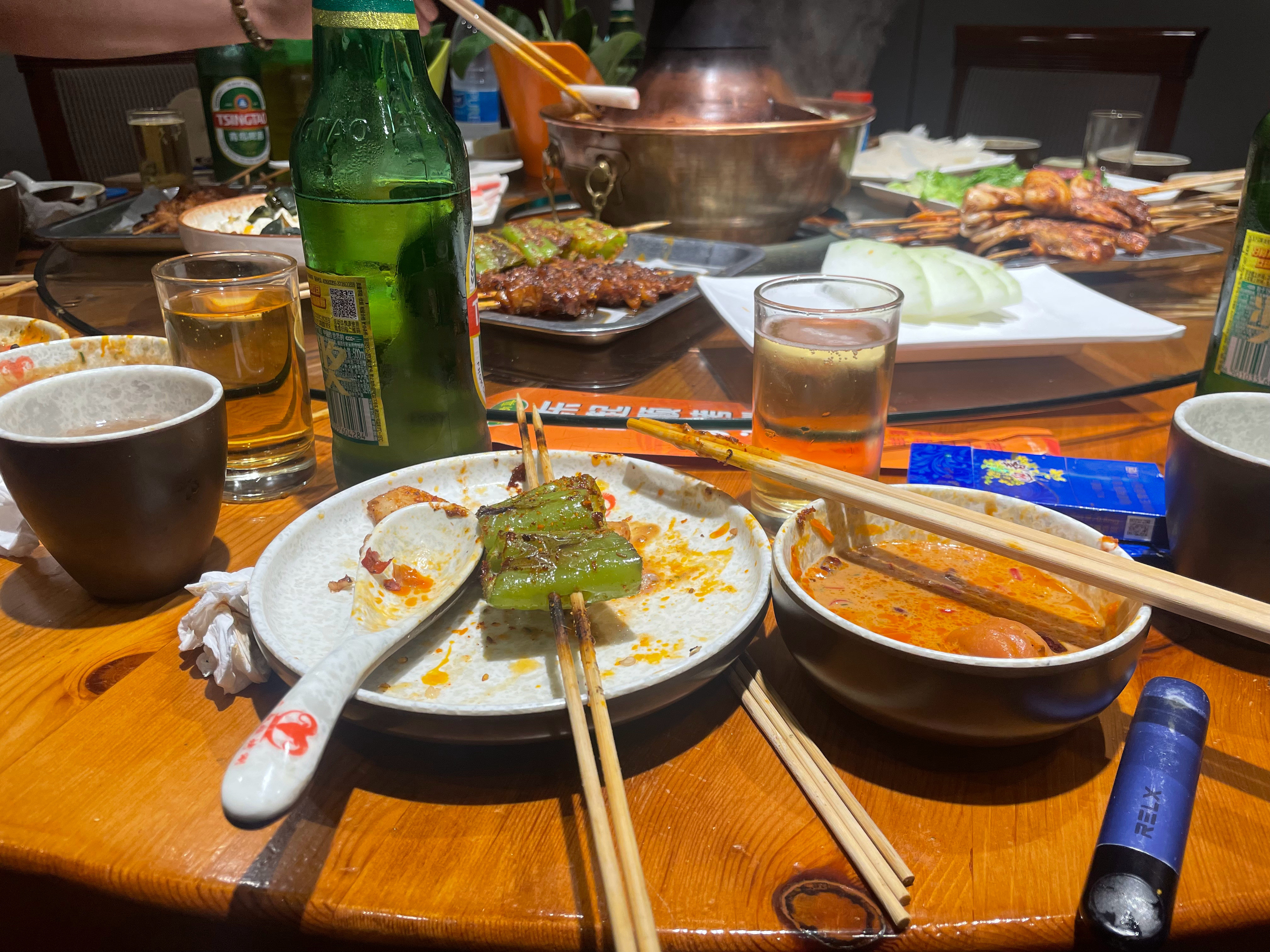好久没喝了​​​