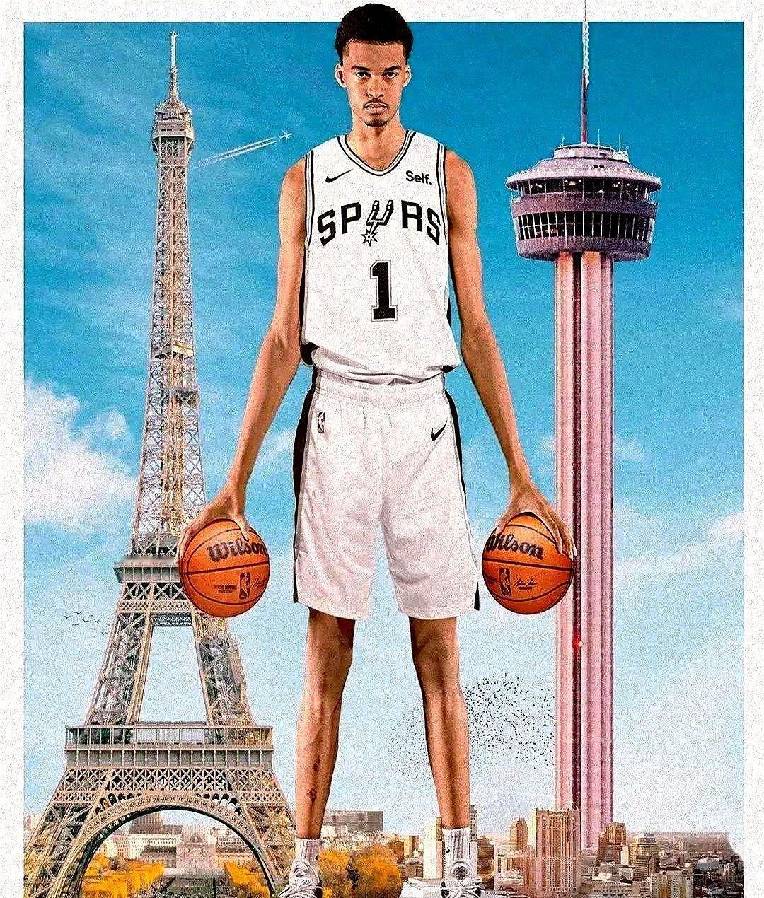 2米24的巨人,能投三分,还能盖帽,这事儿搁十年前没人敢信。马刺不拿他当铁人用