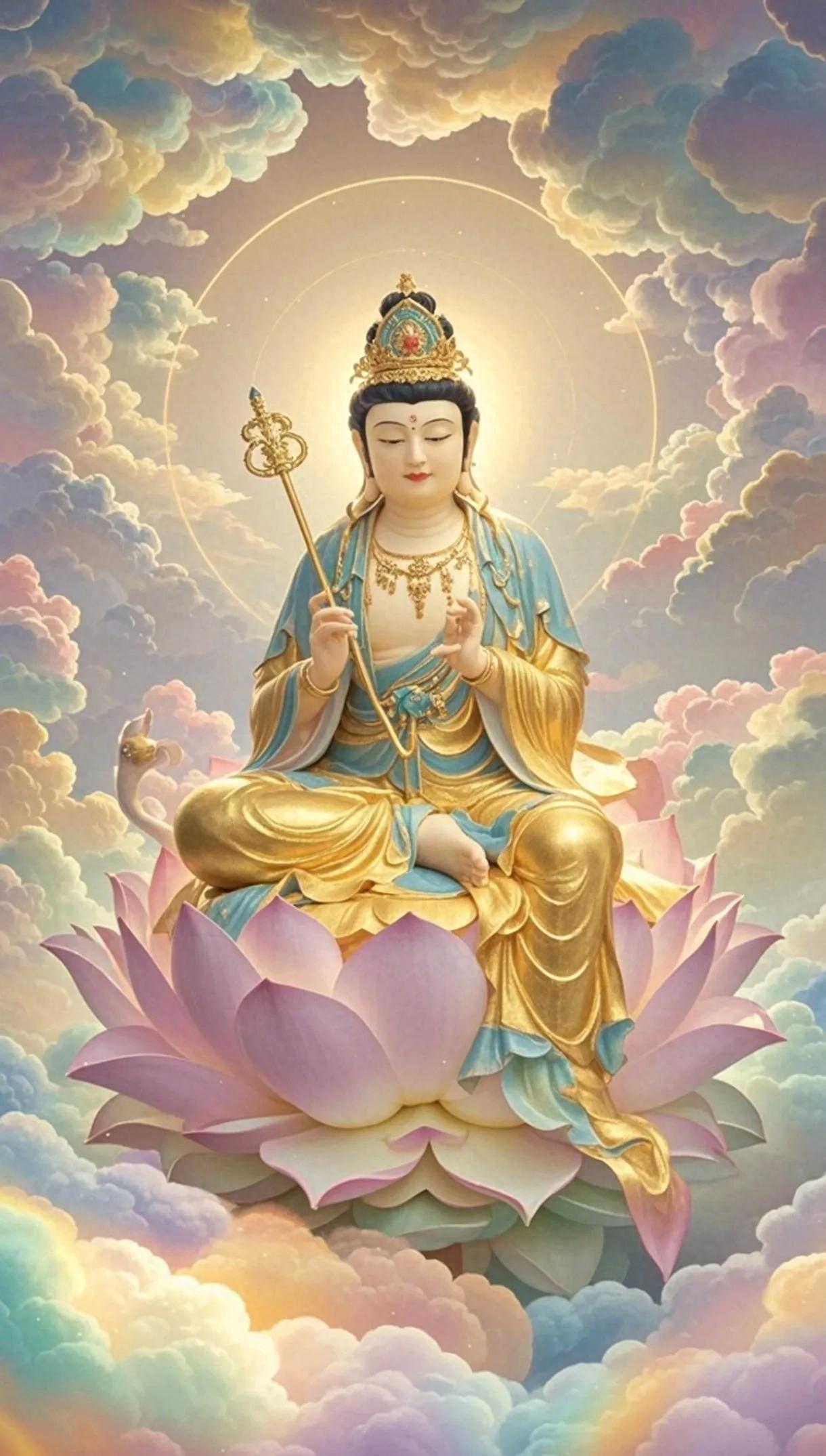 快来拜一拜观音菩萨好运连连，平安顺遂，贵人相助，财源滚滚，八方来财，心想事成，万