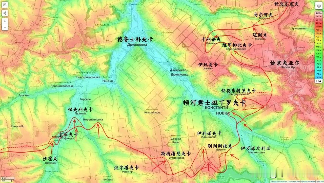 上周休整完毕后，这几天俄军的攻势对霍霍尔来说显然是一场浩劫，甚至新德米特里夫卡的