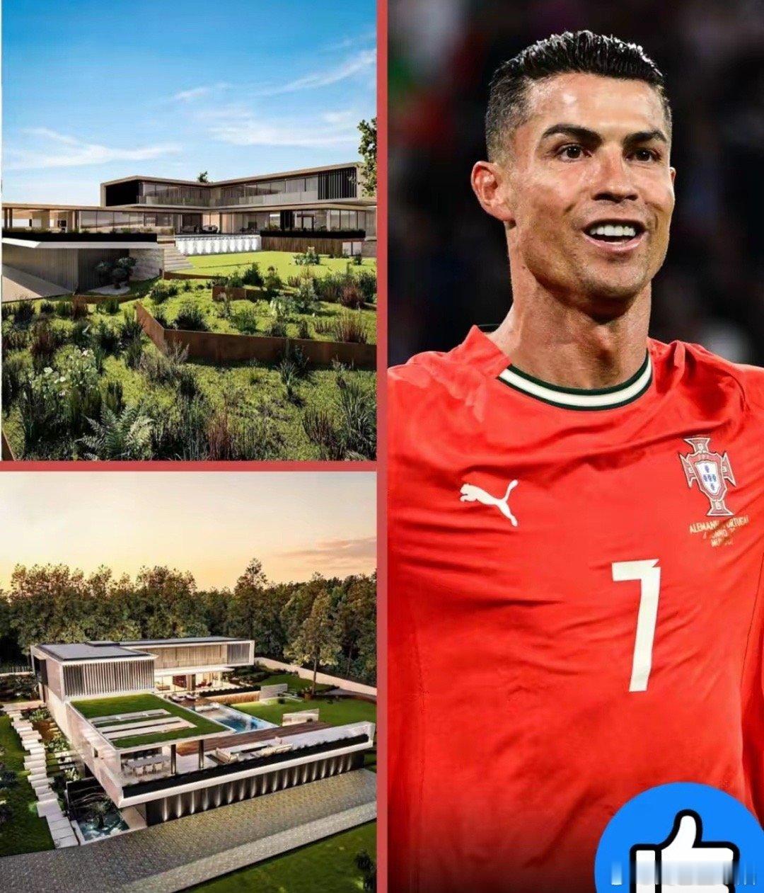 🚨🚨C罗在葡萄牙的新“宫殿”：斥资2500万欧，购入一座可眺望大西洋的“体育