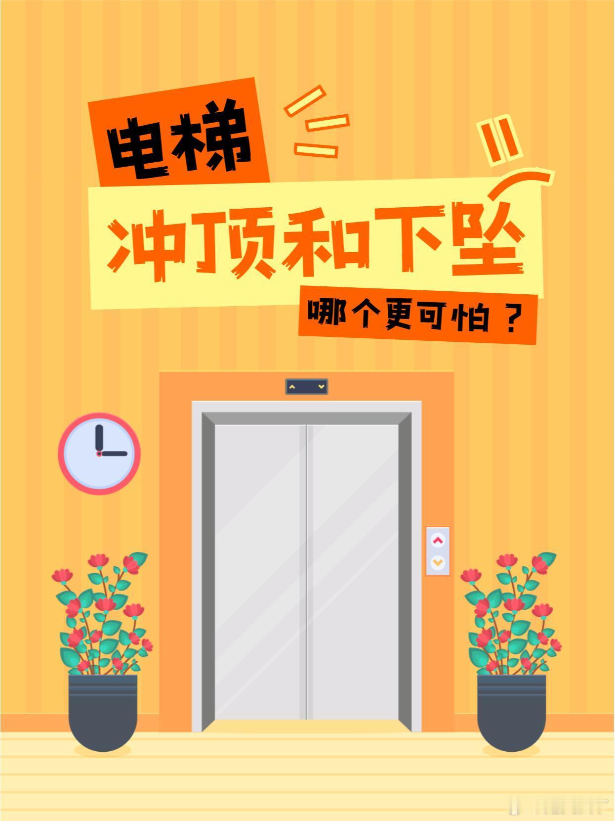 电梯冲顶和下坠哪个更可怕作为日常生活中不可或缺的设备，电梯一旦发生故障，极