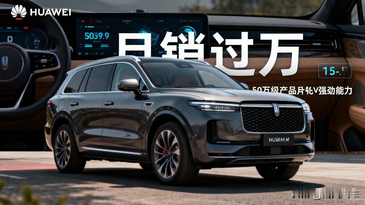华为问界M9单月销量破万，理想L9你压力大吗？50万级别的国产SUV