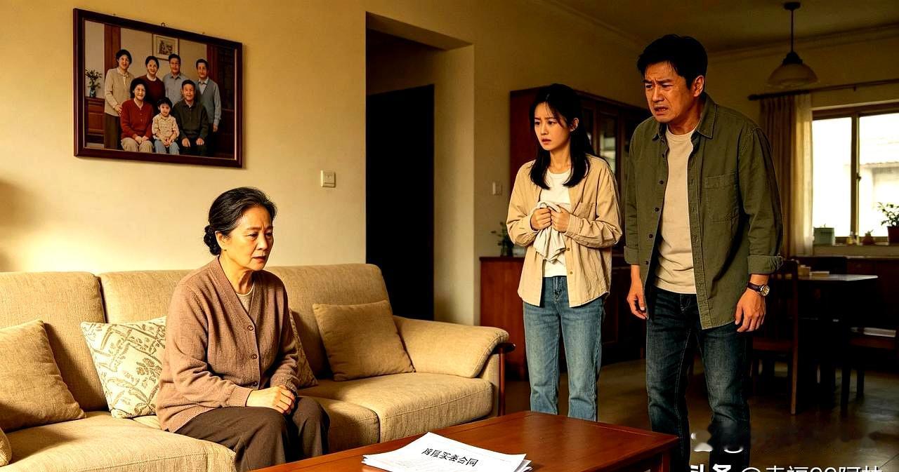 女儿女婿双双劝我去养老院，要将房子让给她公婆住。我答应说好，回头告诉中介：“