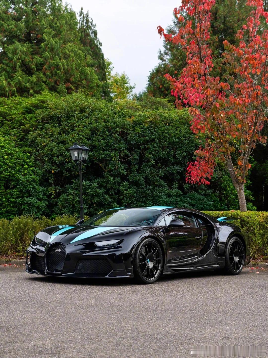 布加迪ChironSuperSport，黑钻石​​​