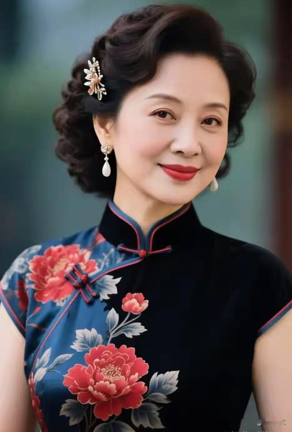 半老徐娘，风韵犹存。雍容华贵，仪态万方。花容月貌，玉质天成。美若天仙，人间