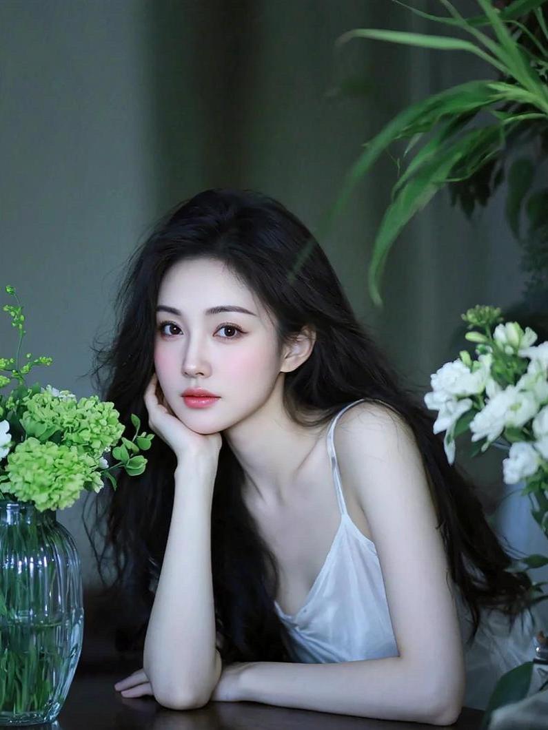 ai创作 美女 清纯女神 摄影 唯美
