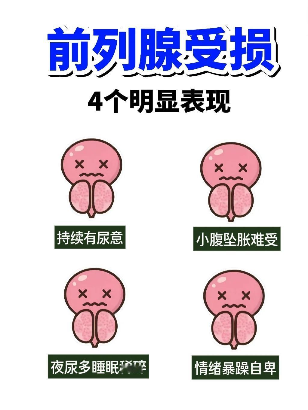 前列腺受损4点别忽视！