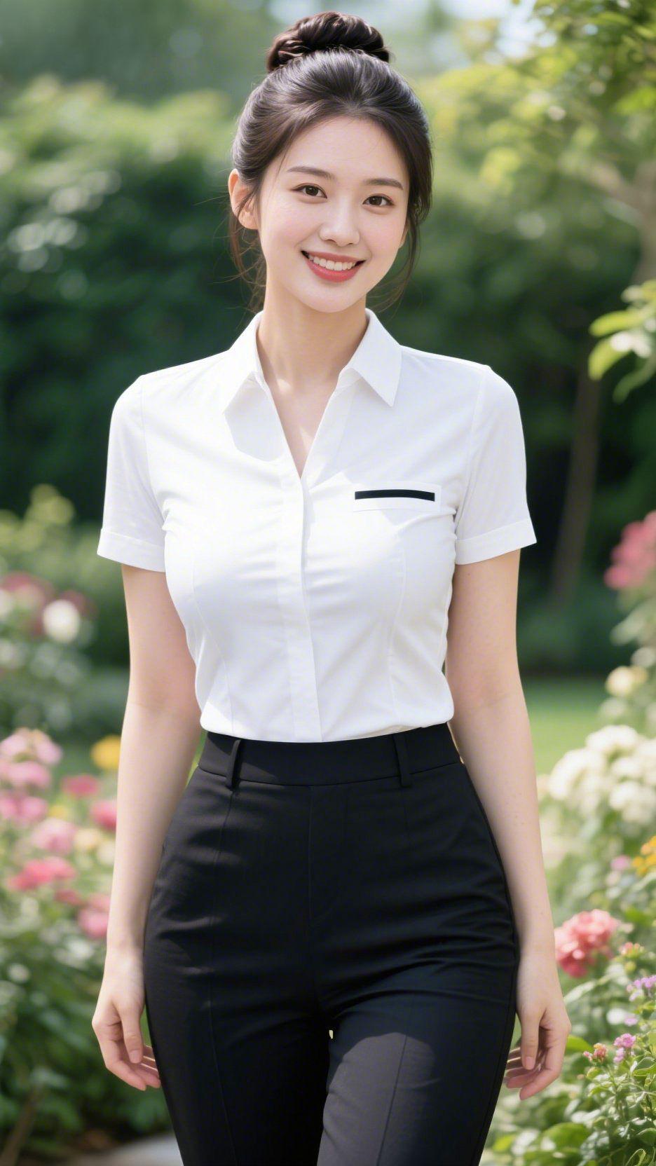 《晴光里的舒展》夏末的风裹着草木的清芬，掠过身侧时，白衬衫的衣角轻扬。我站在盛