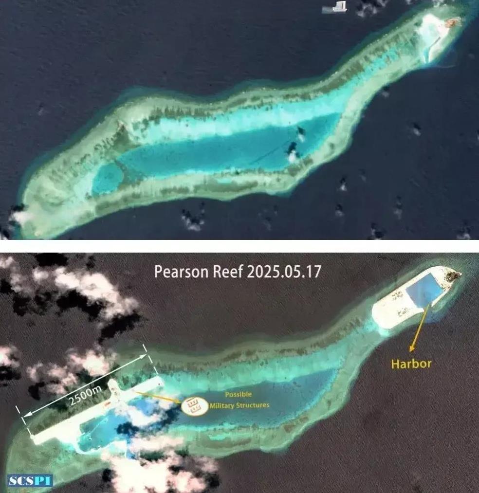 越南在南海非法大规模填海工程1973年越南就开始占领南沙群岛，目前为止越南一共