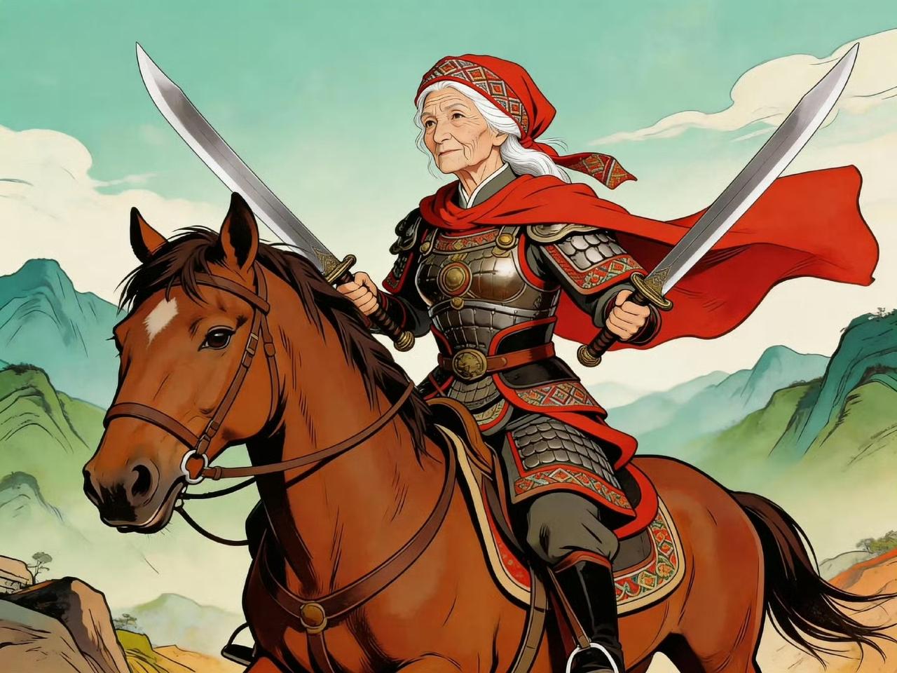 别只知道花木兰！这位58岁少数民族女英雄，才是真正的抗倭战神有朋友私信我，