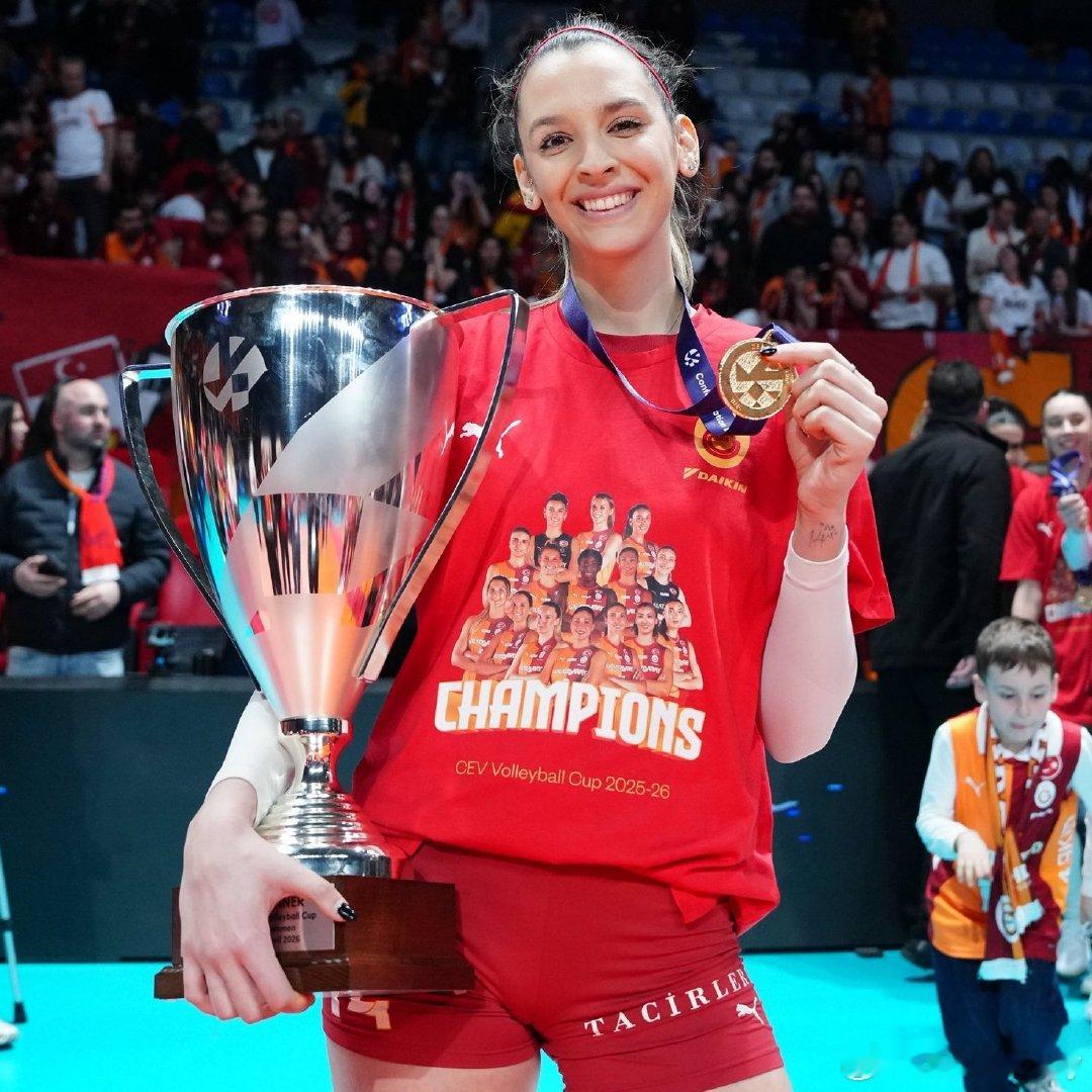 接应卡鲁塔苏已已经实现在欧排联三大赛事中夺冠🏆2026年xCEV杯（欧洲