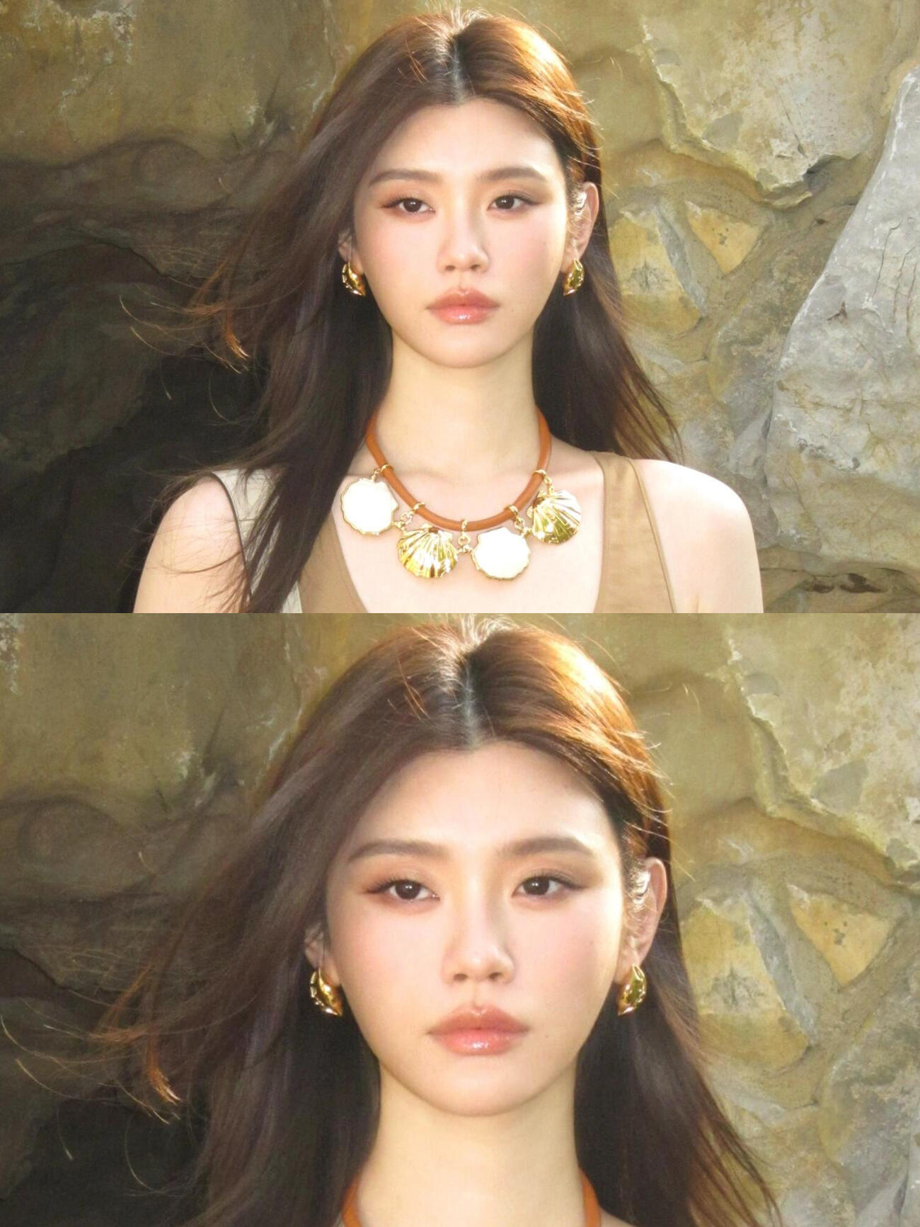 奚梦瑶-真的好美不愧是国际超模真的和普通人有壁。。。