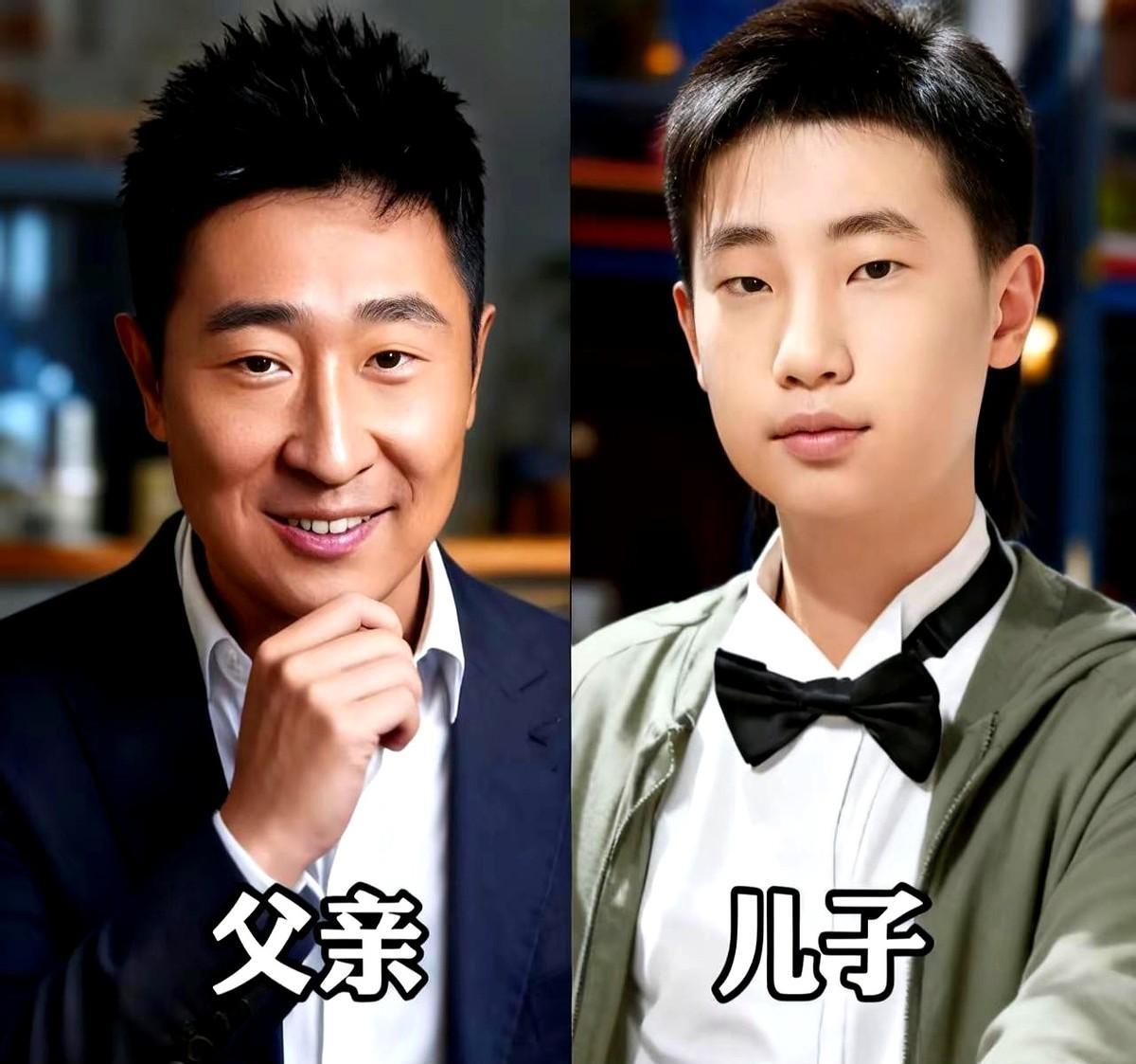 我老天这六个男明星的儿子，颜值简直要逆天呀，娱乐圈是不是都在等着他们长大？邵兵