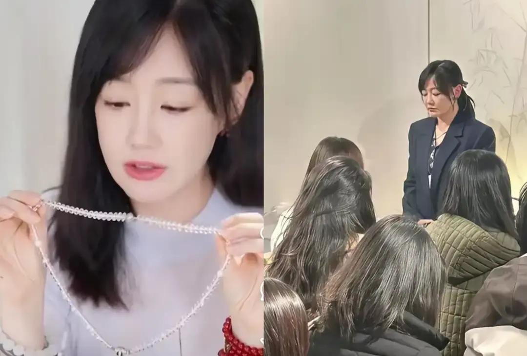 你熟悉的那个“哈妹”，昨晚闯进直播间，开始卖佛珠了。不是悄悄试水，是戴着一