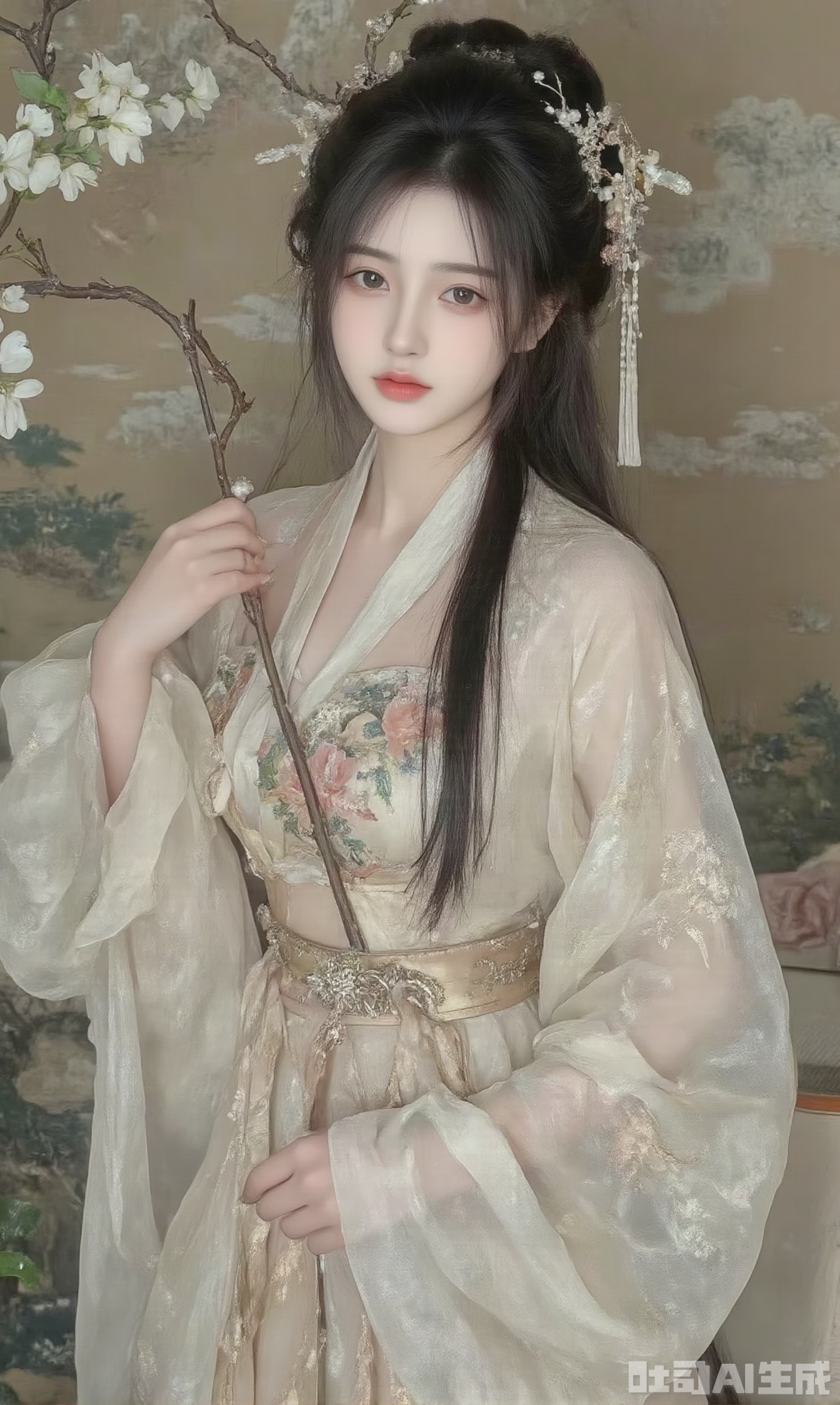 AI确实不错，生成图片一个比一个靓