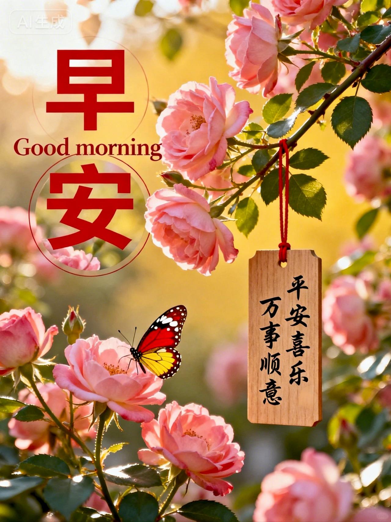 [玫瑰]²⁰²⁶/₀₅.₁₄周四早安！🌿暖阳沐芳草，清风醉浅夏。云淡