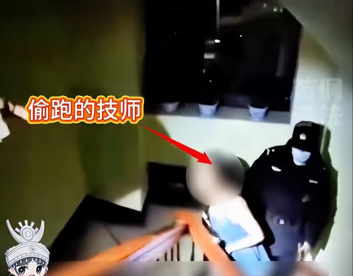 男子进入按摩店之后，支付198元给一个前凸后翘的女技师，随后迫不及待进入主题。按