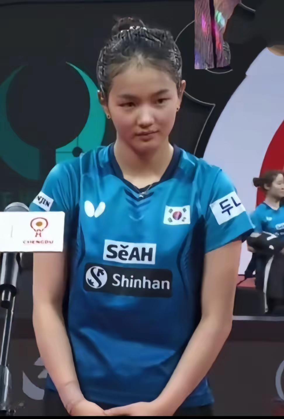 国乒女团3:0韩国，赛后韩国队金娜英总结比赛，透露出遗憾：这场伦敦世乒赛女团