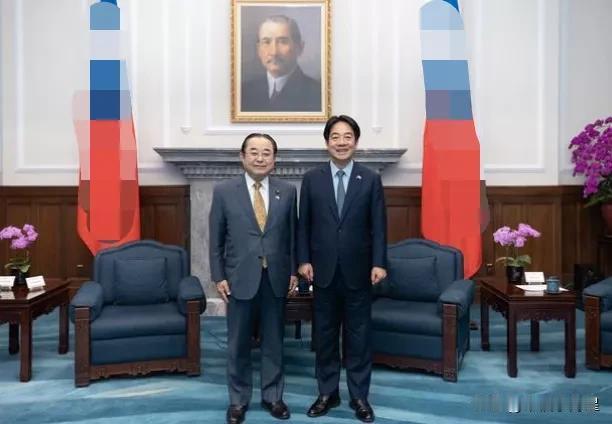 赖清德今天与日本“前经济产业大臣”西村康稔见面时无耻表示，日本与台湾同处所谓“第