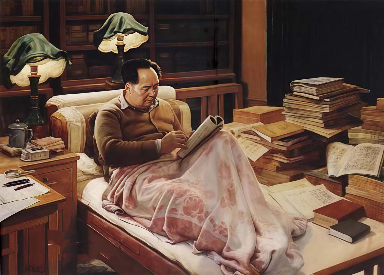 1965年底，工作人员趁着毛泽东南巡，将他的住所菊香书屋整座院落全面修缮了一番。