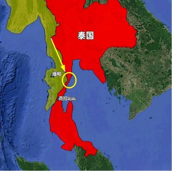 刚刚刷地图，看到泰国，差点没把我给整懵了。这国家的身子，在地图上，差点就被一刀