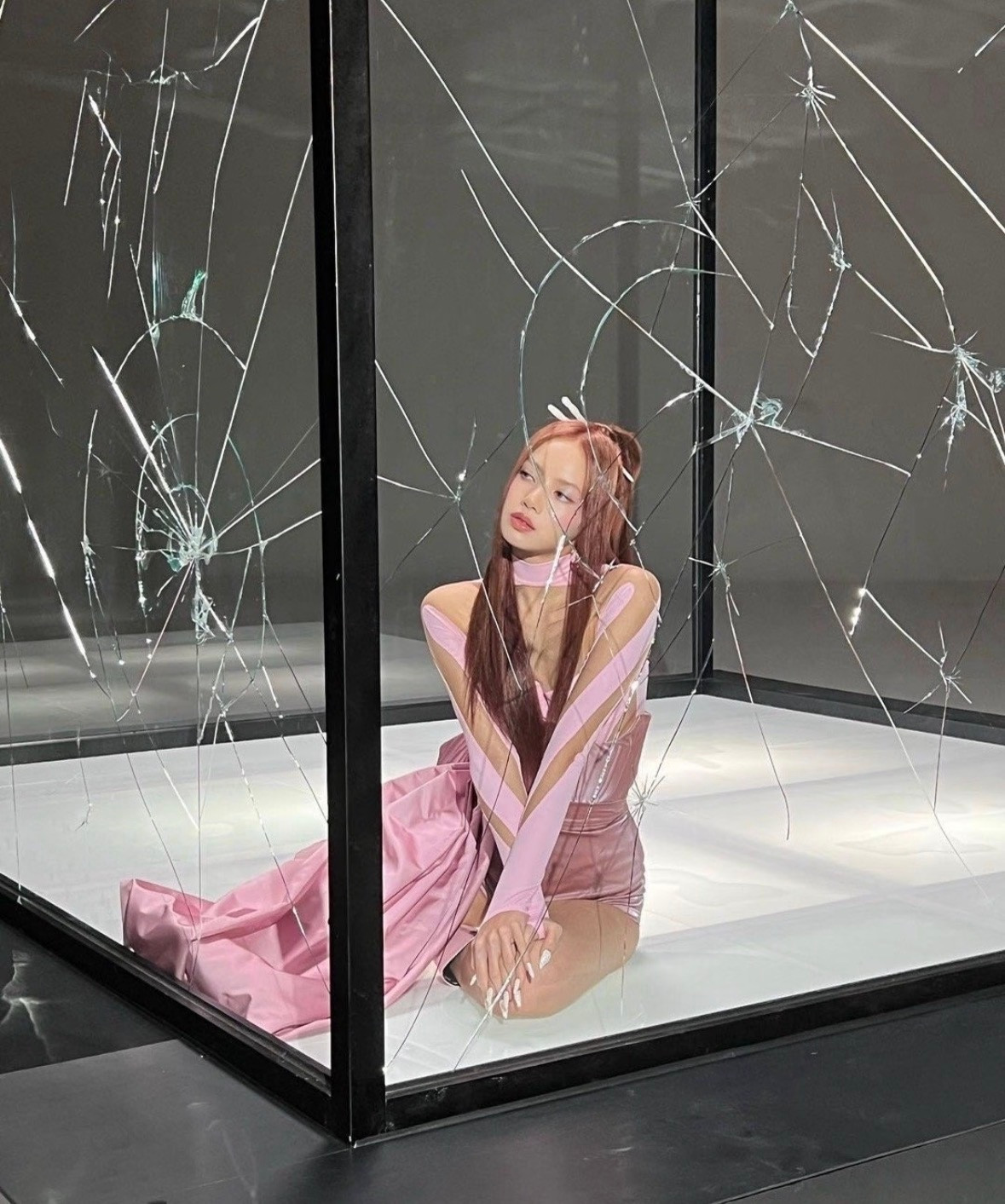 𝐏𝐢𝐧𝐤𝐕𝐞𝐧𝐨𝐦lisa丨lisa把手机藏在礼服后腰