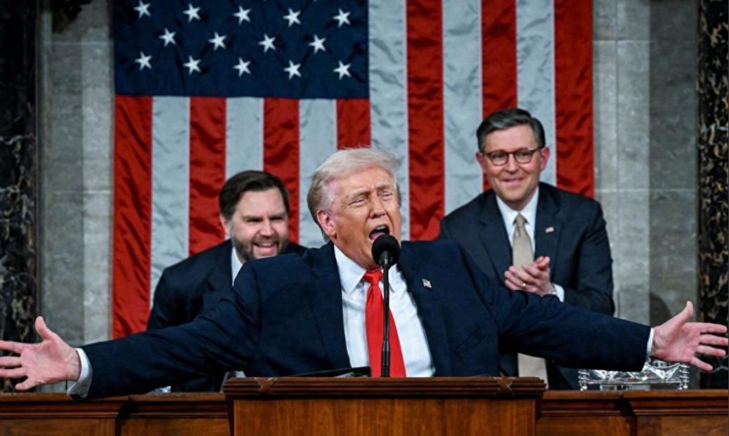 这一回，全世界都被特朗普给“晃”了！ 他在国会上吹嘘自己两个小时，可偏偏对那