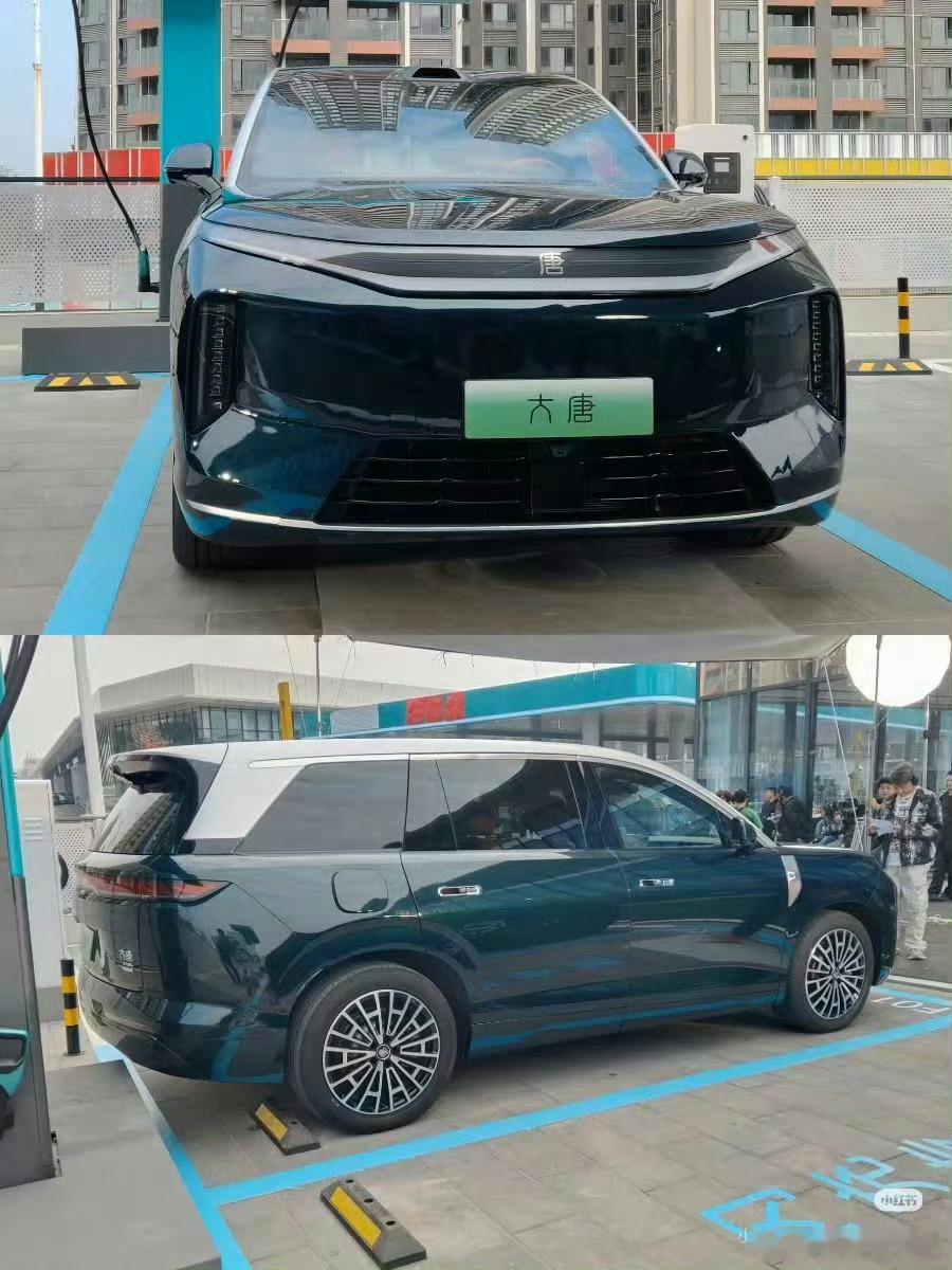 比亚迪大唐实车曝光，和车展上那台Dynasty-D概念车的外观，可以说是高度还原