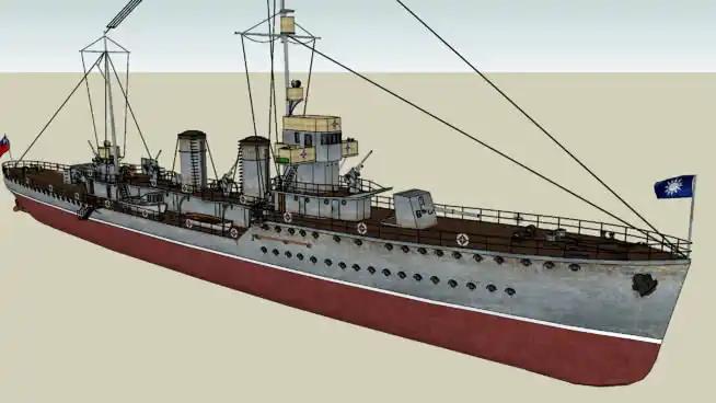 架空历史之民国海军量产型舰艇推荐之逸仙号逸仙号量产型的核心任务锁定为两大刚需：