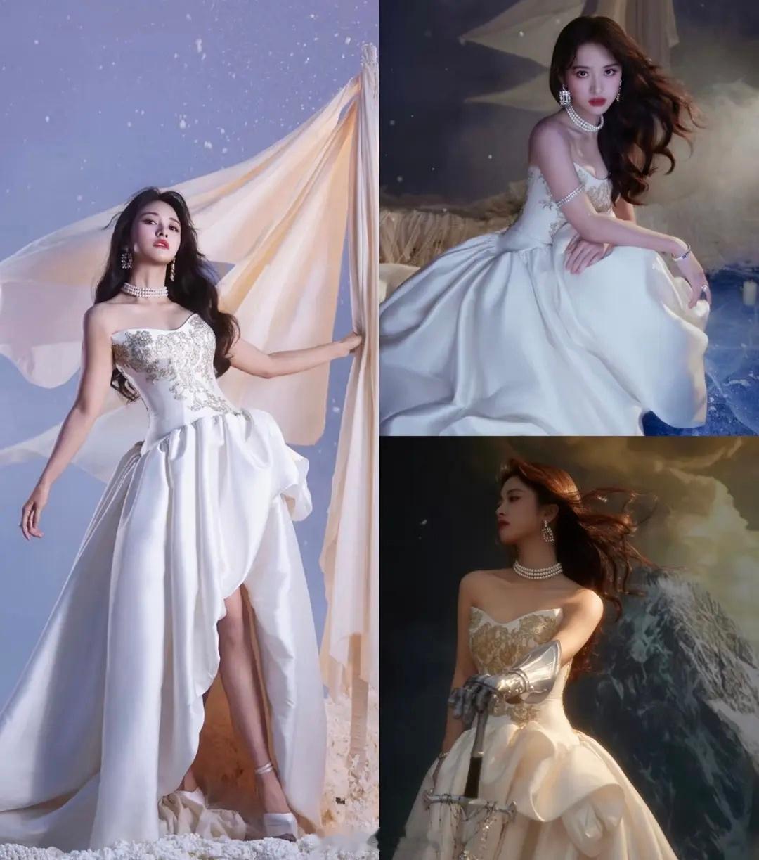 大家觉得沈月的精修和生图区别大不大？沈月是公主也是自己的骑士​​​