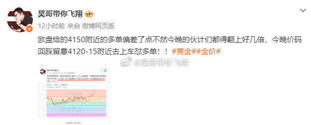 周四战绩公布黄金4072空，4061出局，获110点黄金4055多，4066出局