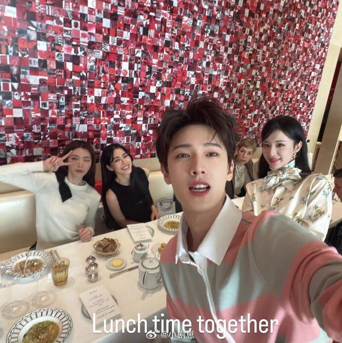 lingorm和王楚然以及李昀锐合照哇大家都超好看的！！！王楚然‖李昀锐‖