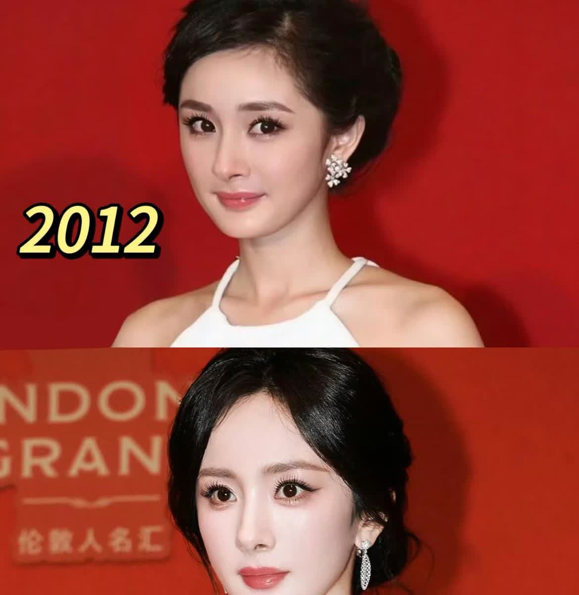讲真的杨幂之前的面相有一种温柔可人的感觉特别的温婉