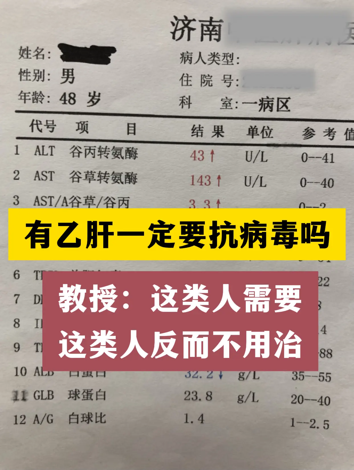 门诊常碰到患者问:“教授，我查出乙肝了，是不是马上得吃抗病毒药?” 今...
